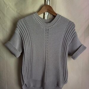 Women's Banana Republic Short Sleeve Sweater XS Gray